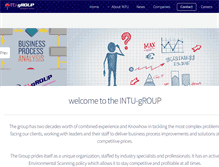 Tablet Screenshot of intu-group.com